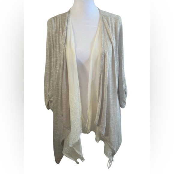 Maurices Double Layer Open Front Cardigan - Picture 1 of 6